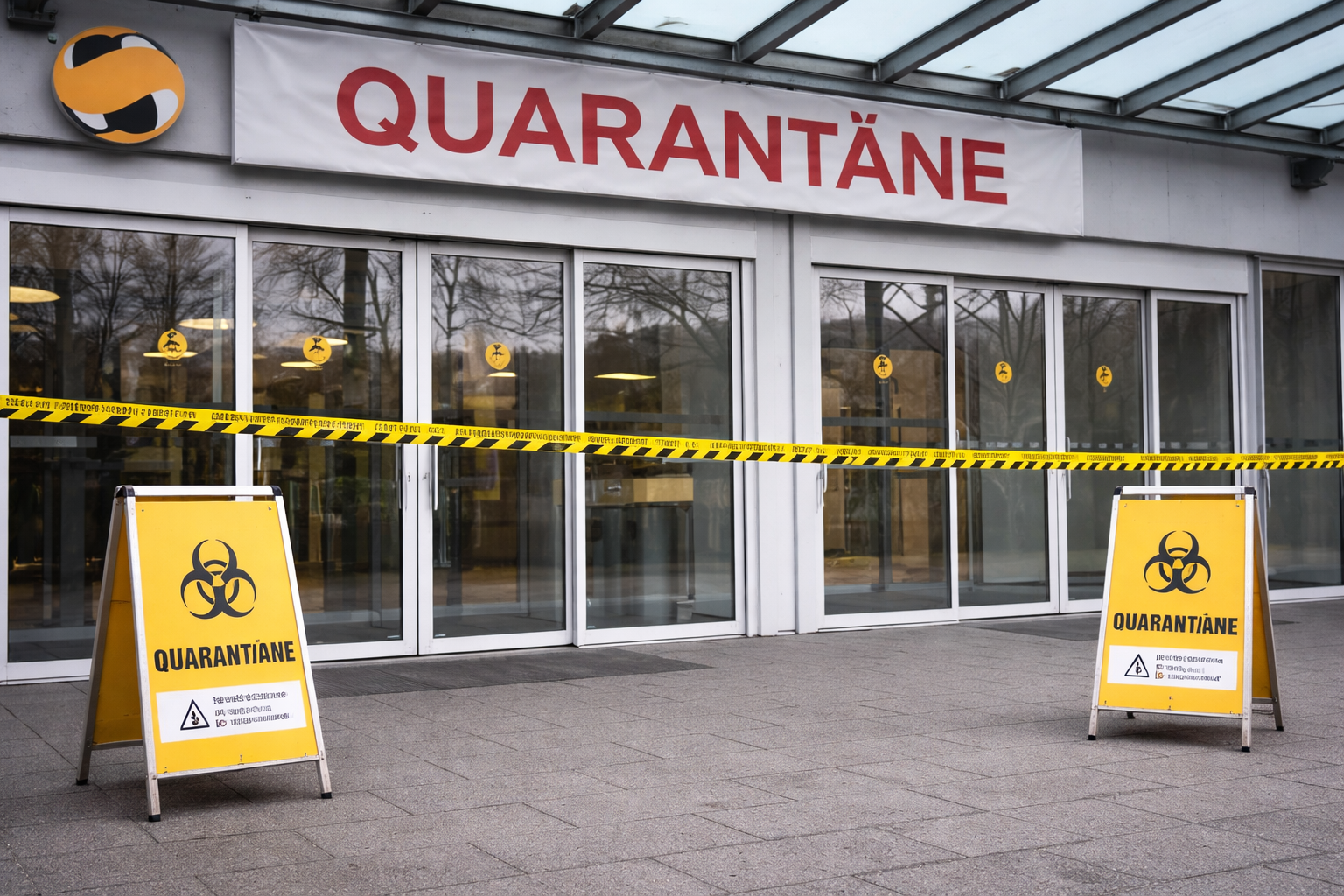 Vorübergehende Schließung der Messehalle Sindelfingen aufgrund einer Epidemie
